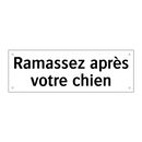 Ramassez après votre chien