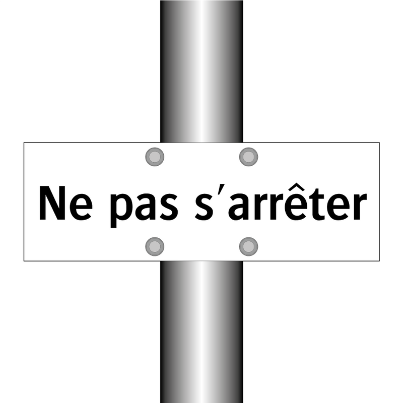 Ne pas s'arrêter