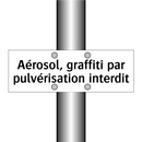 Aérosol, graffiti par pulvérisation interdit