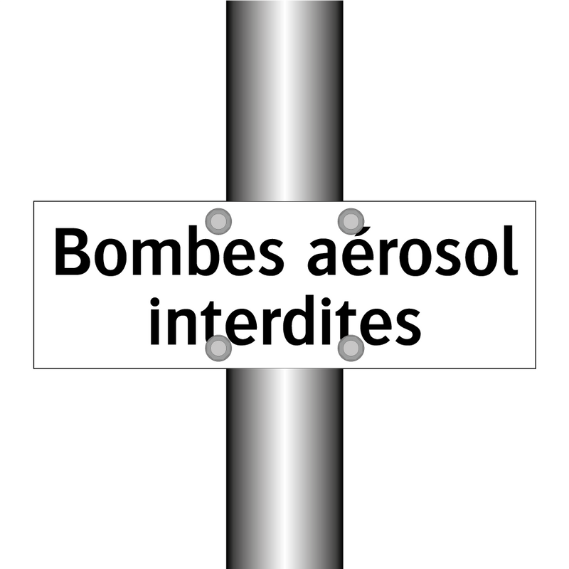 Bombes aérosol interdites