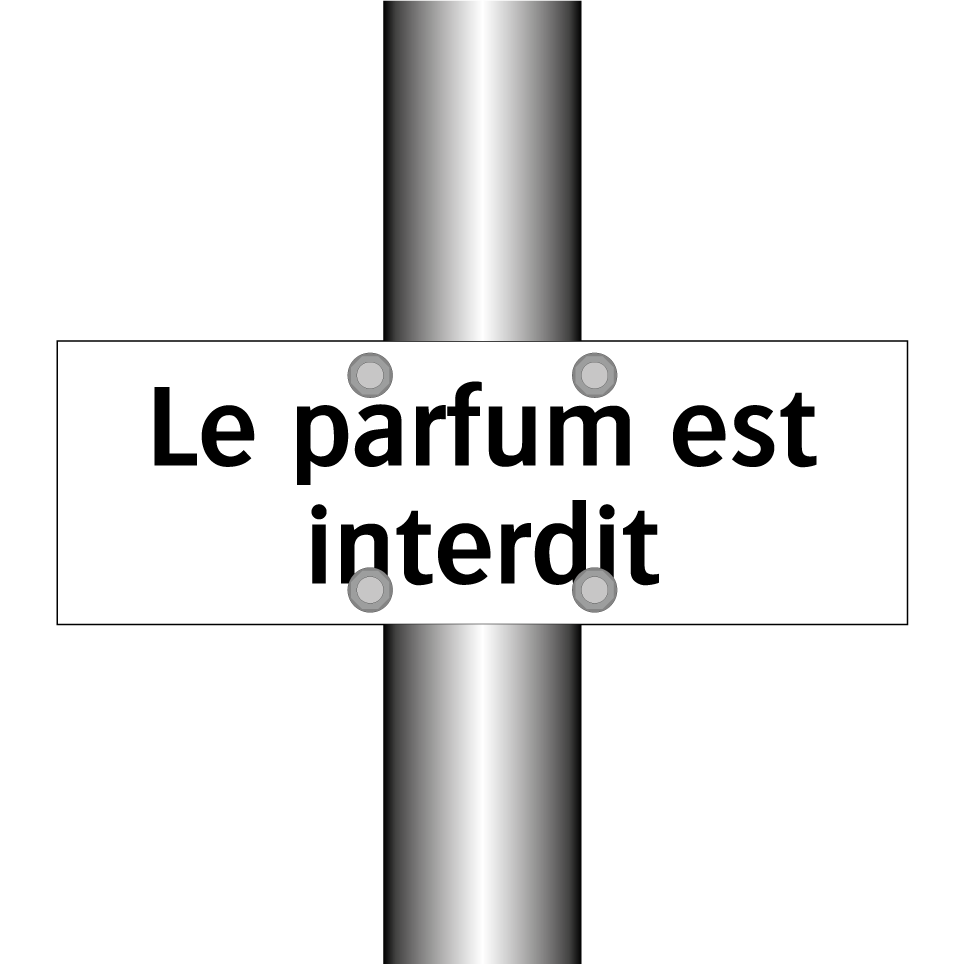 Le parfum est interdit