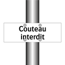 Couteau interdit