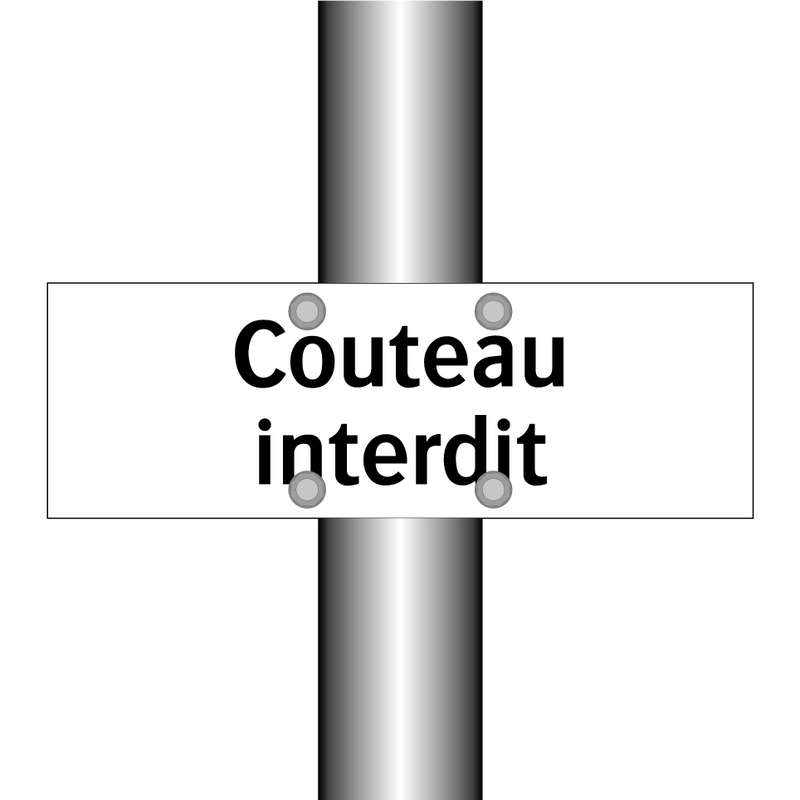 Couteau interdit