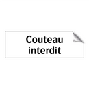 Couteau interdit