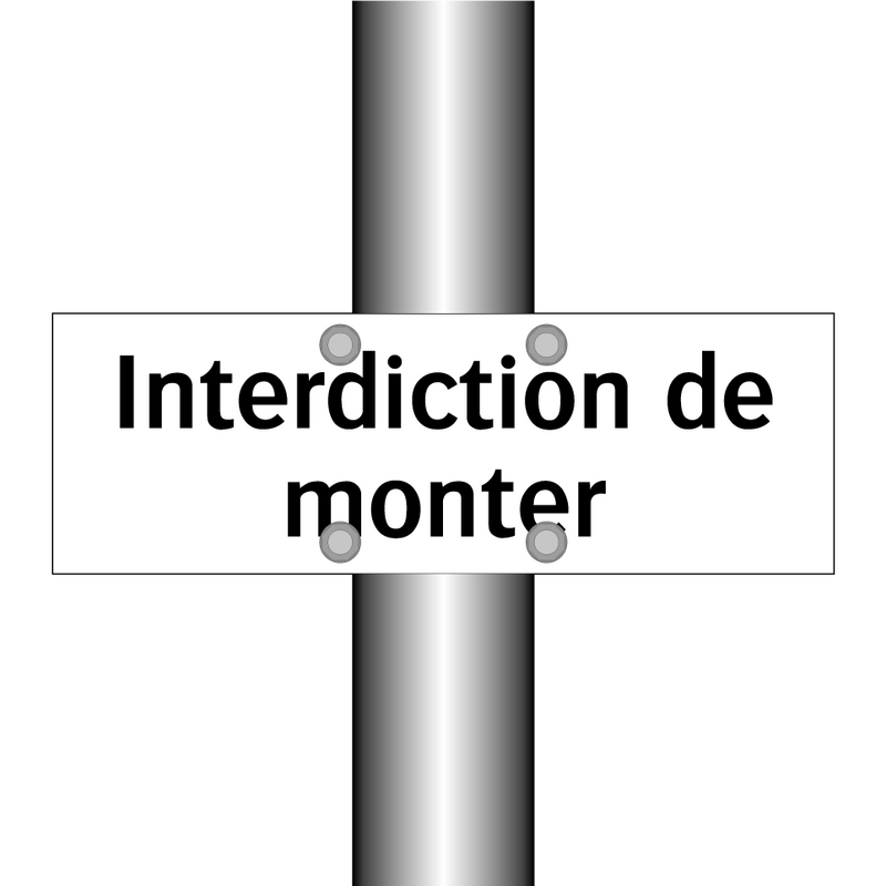 Interdiction de monter