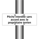 Pêche interdite sans accord avec le propriétaire terrien
