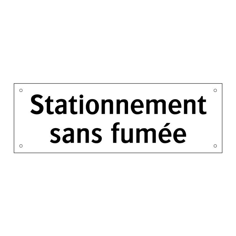 Stationnement sans fumée