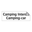 Camping Interdit Camping-car
