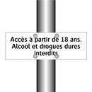 Accès à partir de 18 ans. Alcool et drogues dures interdits