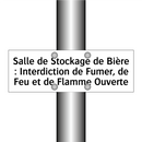 Salle de Stockage de Bière : Interdiction de Fumer, de Feu et de Flamme Ouverte