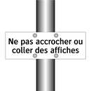 Ne pas accrocher ou coller des affiches