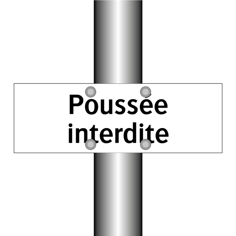 Poussée interdite