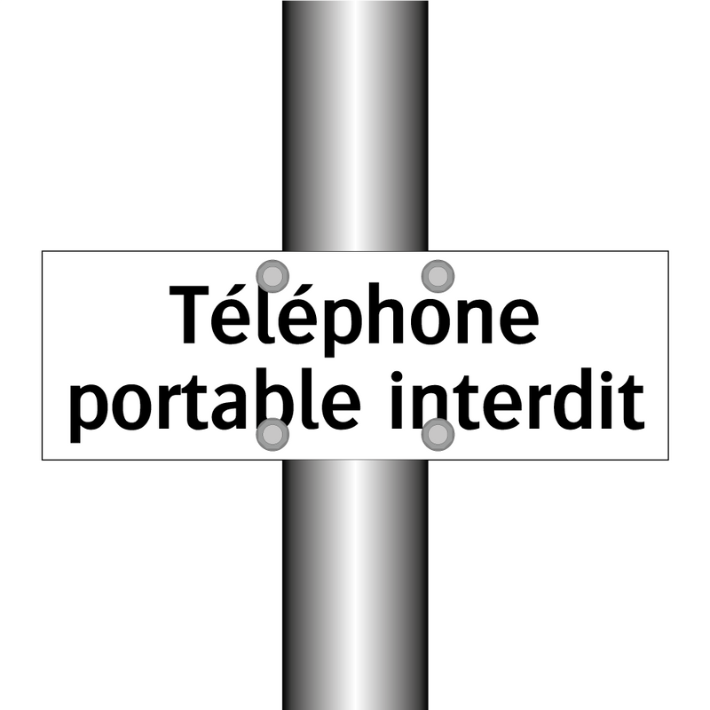 Téléphone portable interdit