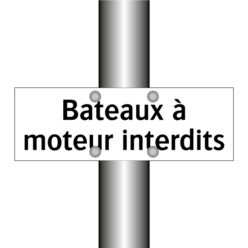 Bateaux à moteur interdits