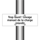 Trop lourd ! Levage manuel de la charge interdit