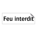 Feu interdit