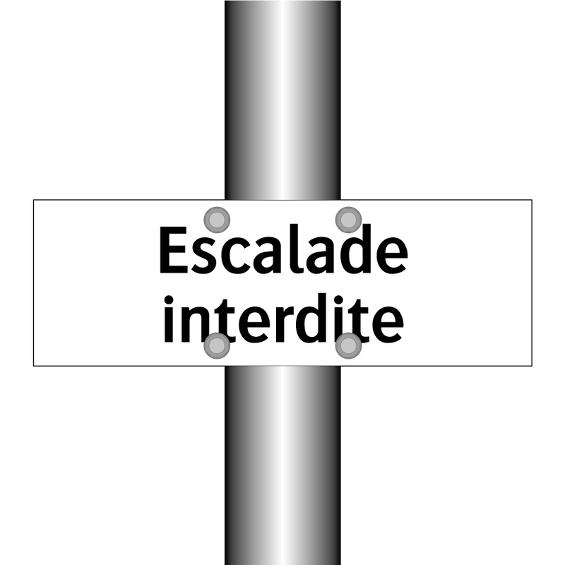 Escalade interdite
