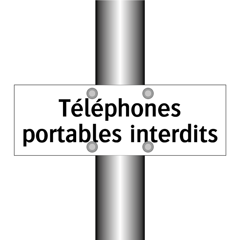 Téléphones portables interdits