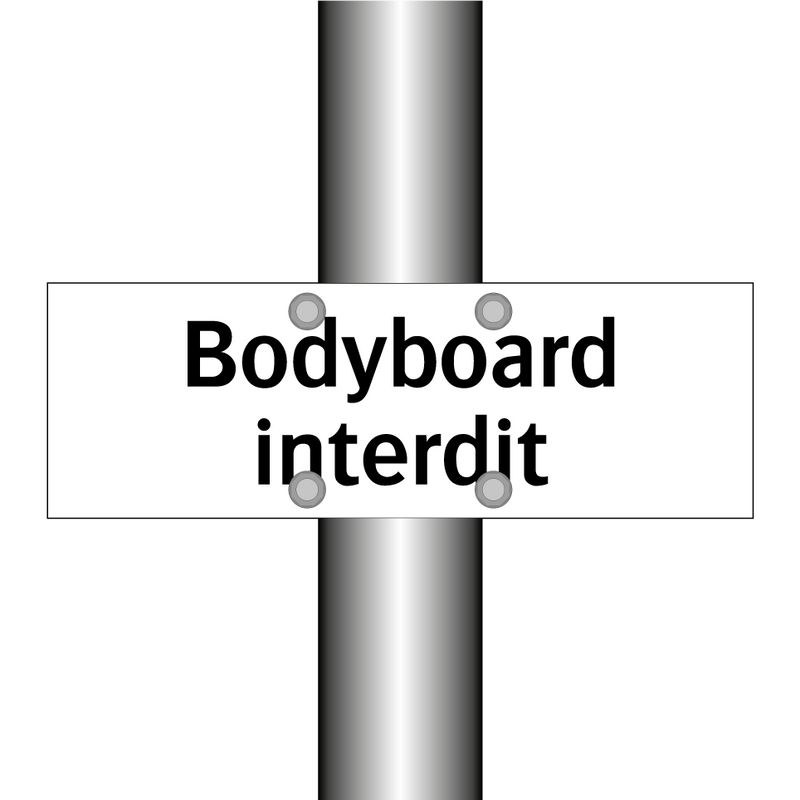Bodyboard interdit