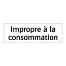 Impropre à la consommation
