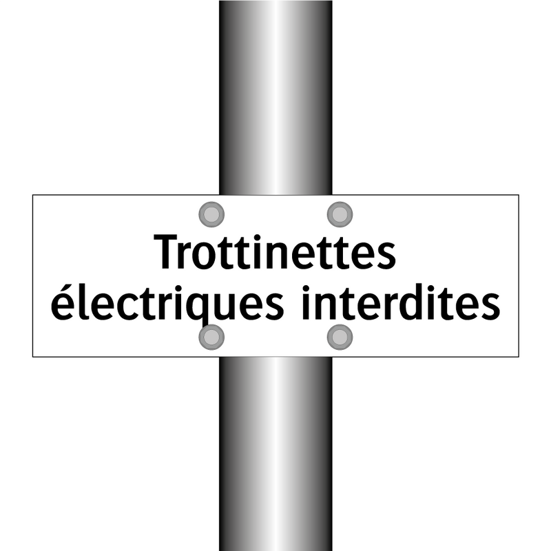 Trottinettes électriques interdites