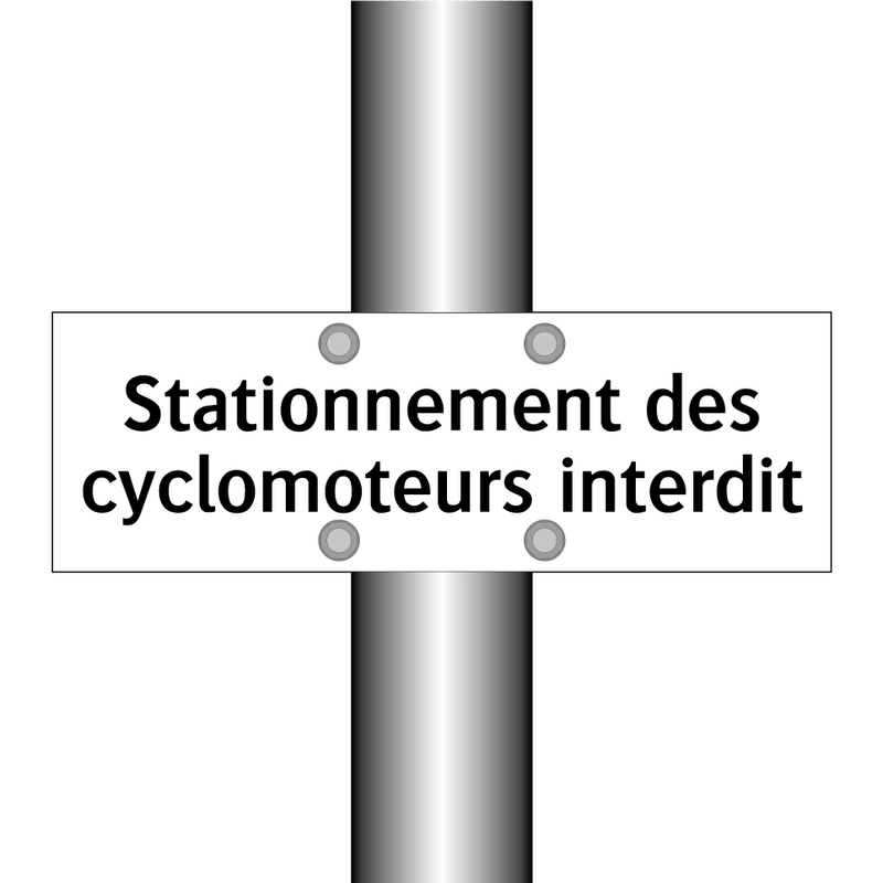 Stationnement des cyclomoteurs interdit