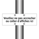 Veuillez ne pas accrocher ou coller d'affiches ici