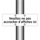 Veuillez ne pas accrocher d'affiches ici