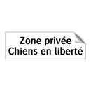 Zone privée Chiens en liberté