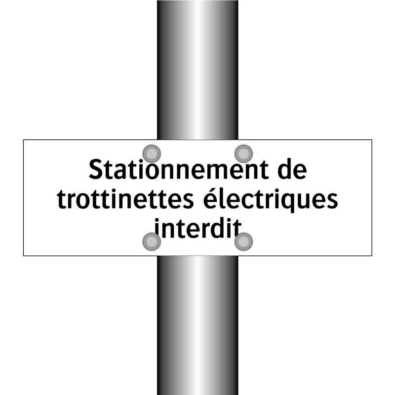 Stationnement de trottinettes électriques interdit