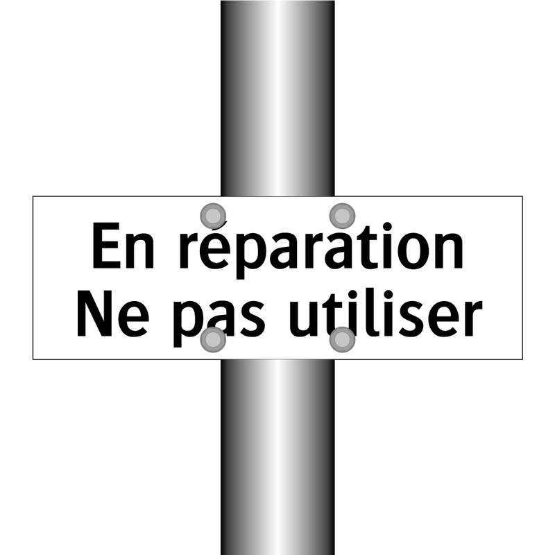 En réparation Ne pas utiliser