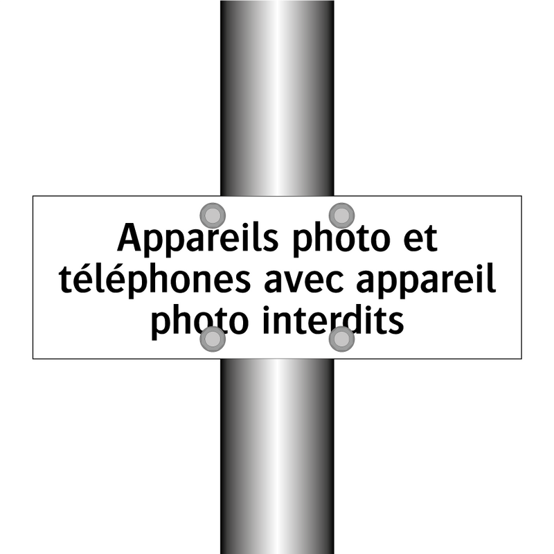 Appareils photo et téléphones avec appareil photo interdits