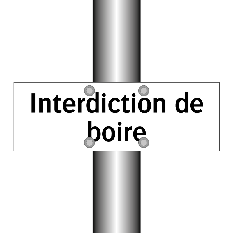 Interdiction de boire