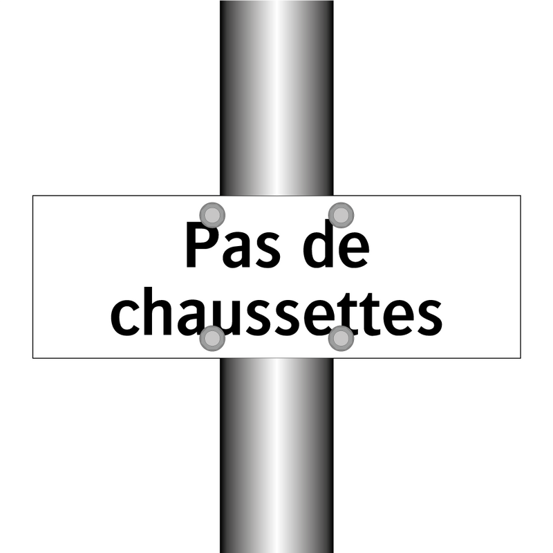 Pas de chaussettes
