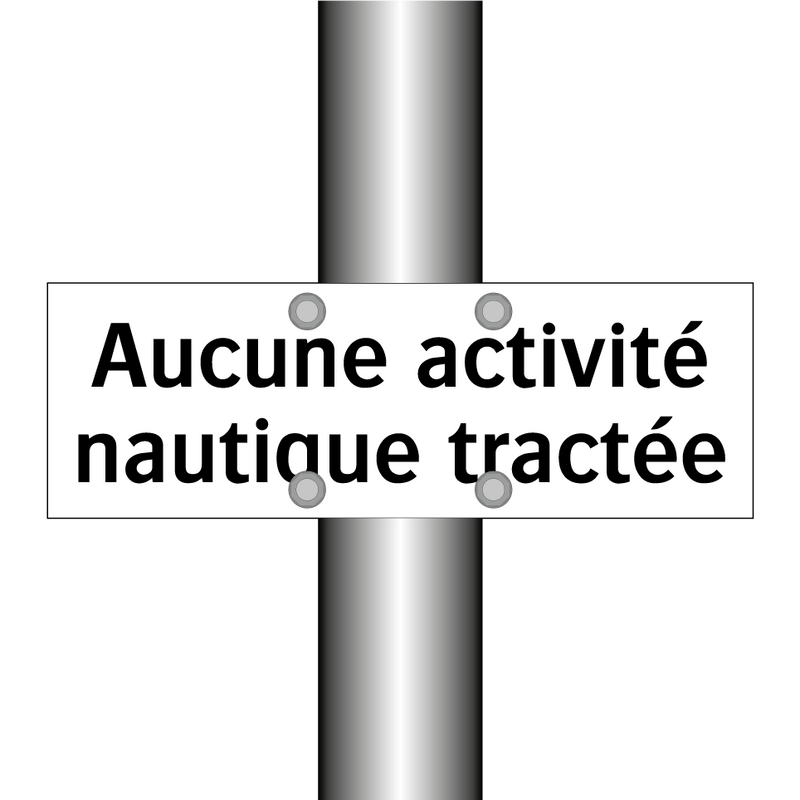 Aucune activité nautique tractée