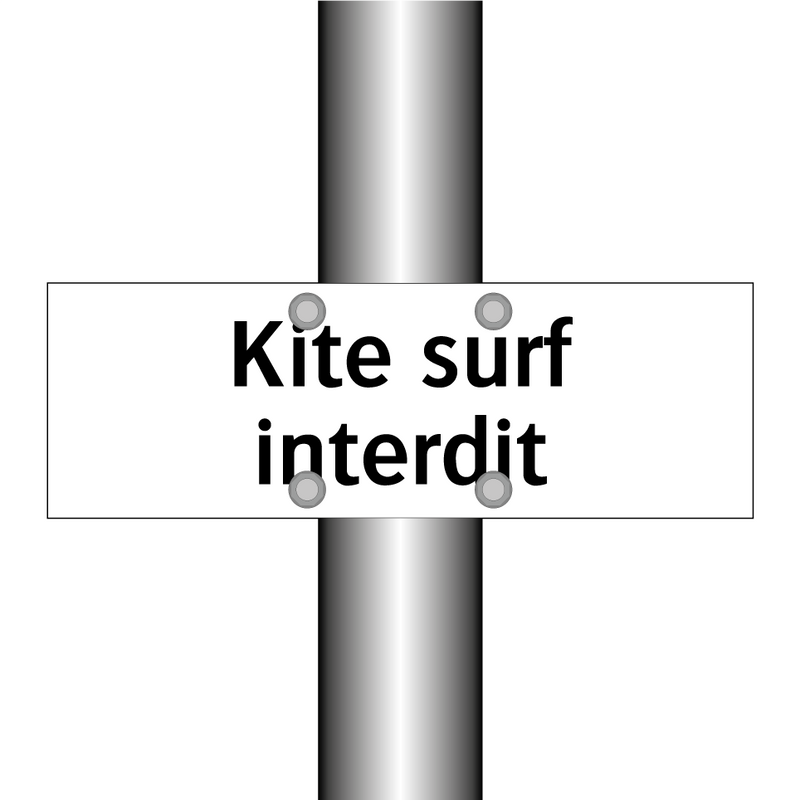 Kite surf interdit