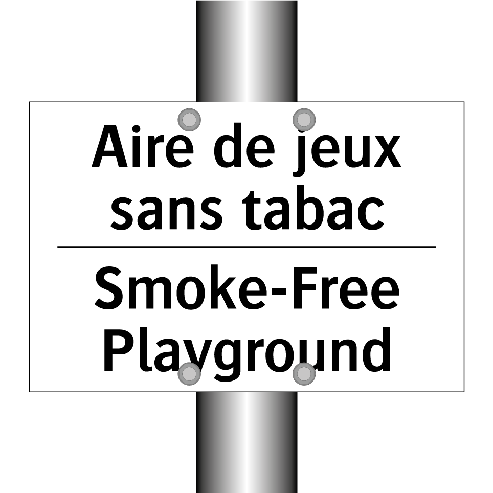Aire de jeux sans tabac - Smoke-Free Playground