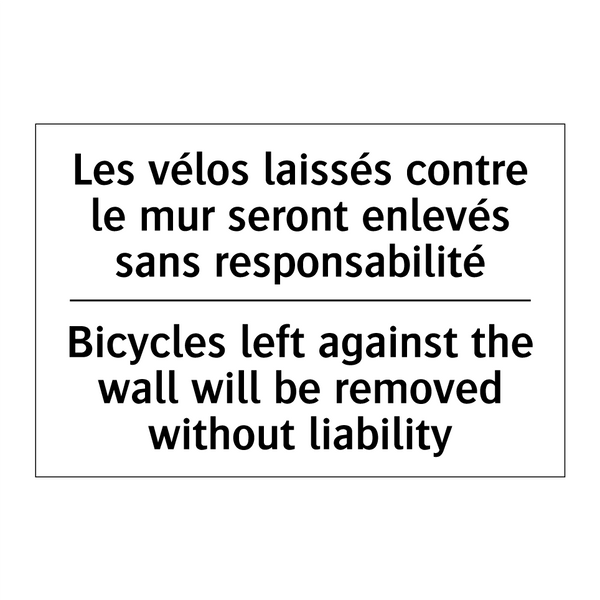 Les vélos laissés contre le mur  /.../ - Bicycles left against the wall  /.../