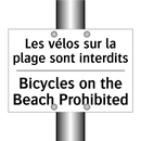 Les vélos sur la plage sont interdits /.../ - Bicycles on the Beach Prohibited /.../
