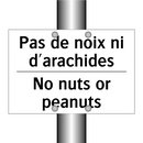 Pas de noix ni d'arachides - No nuts or peanuts