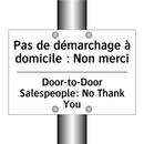 Pas de démarchage à domicile :  /.../ - Door-to-Door Salespeople: No Thank  /.../