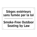 Sièges extérieurs sans fumée par  /.../ - Smoke-Free Outdoor Seating by  /.../
