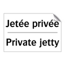 Jetée privée - Private jetty