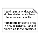 Interdit par la loi d'apporter  /.../ - Prohibited by law to bring in  /.../