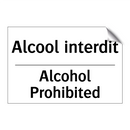 Alcool interdit - Alcohol Prohibited