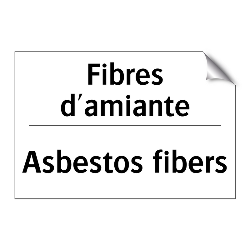 Fibres d'amiante - Asbestos fibers