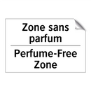 Zone sans parfum - Perfume-Free Zone