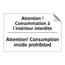 Attention ! Consommation à l'intérieur  /.../ - Attention! Consumption inside  /.../