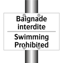 Baignade interdite - Swimming Prohibited