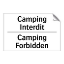 Camping Interdit - Camping Forbidden